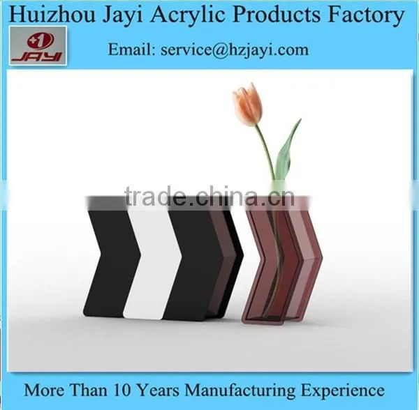 China Manufacturer Wholesale Plexiglass Vase With Hole photo-4