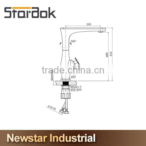 Star.aok Antique Design for Simple Life Style Gold Kitchen Faucet Upc Flexible Hose for Kitchen Faucet Taps Imported From China photo-2