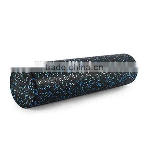 Black Color With Blue Dot Epp Yoga Roller Massager Roller for Body Fitness. photo-2