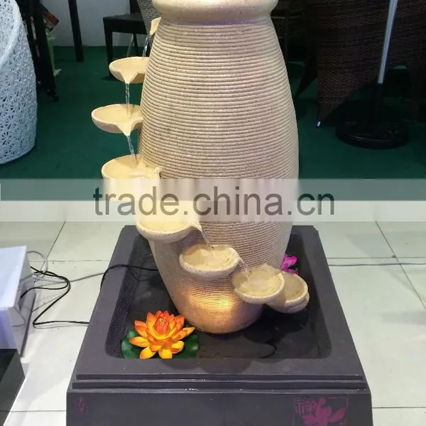 2016 Hotsales Floor Water Fountain/ Pot Indoor Water Fountain/fengshui Water Fountain photo-4