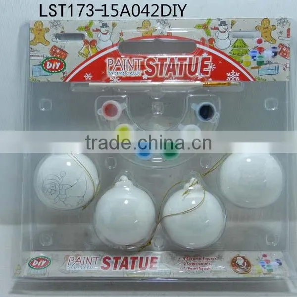 New Ceramic DIY Christmas Paint Set,diy Watercolor Paint Set,paint Brush Set photo-6