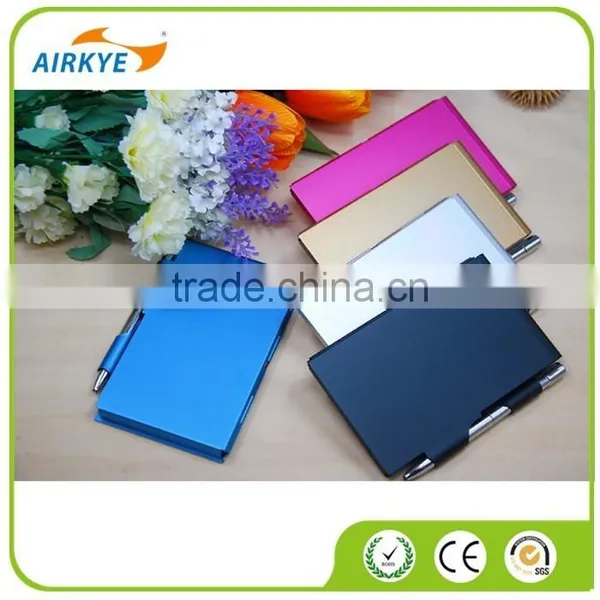 2017 New Aluminum Metal Mini Notepad With Pen photo-5
