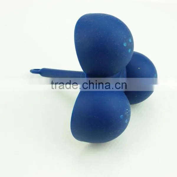 16064 3 PCS Silicone Egg Steamer With Handle photo-2