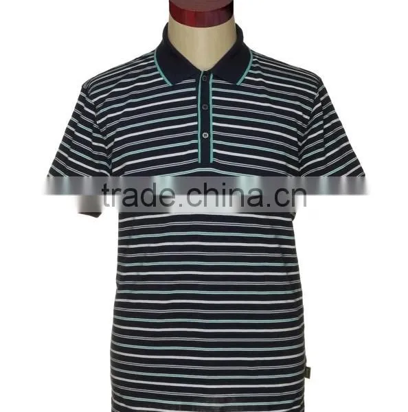 Popular Stripe Polo Shirt/Striped Shortsleeves Polo Shirts/branded Polo Shirts for Men photo-3