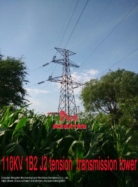 MEGATRO 110KV 1B2 J2 Tension Transmission Tower photo-2