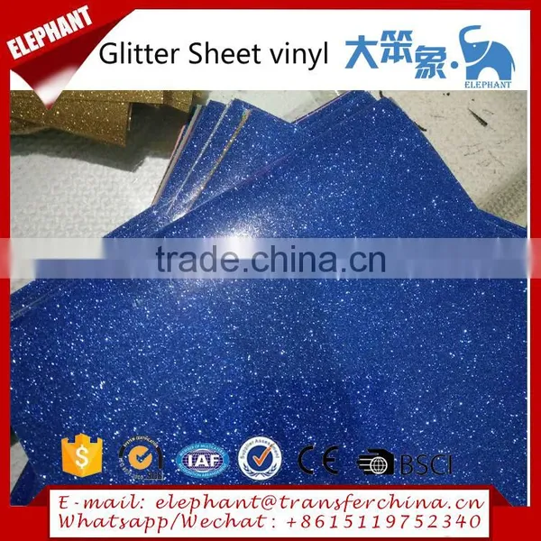 24 Colors Glitter Heat Transfer Vinyl Sheets for Clothing photo-4