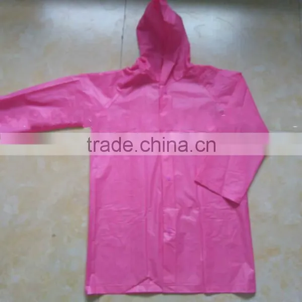 Purple Cute Children PVC Raincoat photo-3