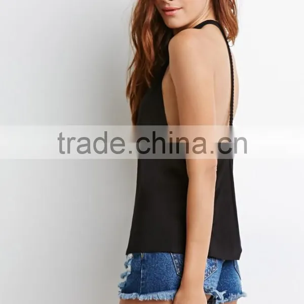 Braided T-Back Tank photo-2