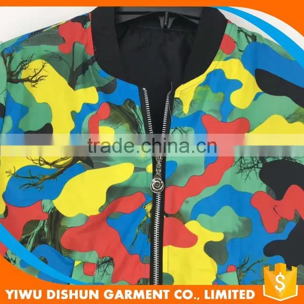 Mens Fashion Camouflage All Over Print Sublimation Jackets photo-3