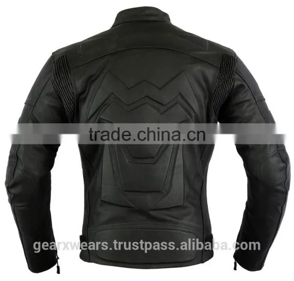 Mens Leather Motorbike Jacket photo-2