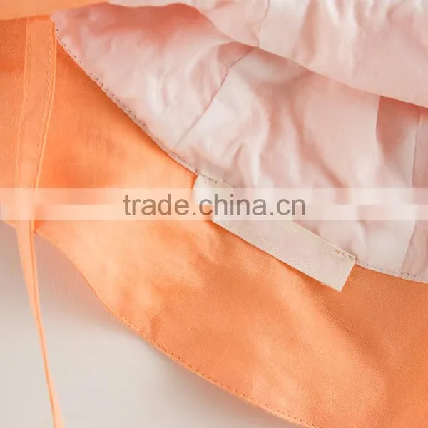 Lovely Baby Sunhat Orange Bonnet Ruffle Cap Small Bowknot Baby Clothing Accessories Wholesale Cheap Price photo-3