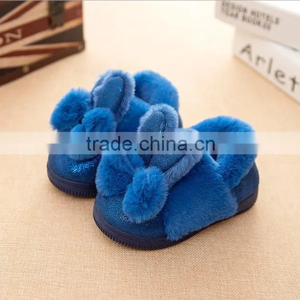 Zm40341b Children Fancy Rabbit's Ears Design Girls Winter Warm Shoes photo-6