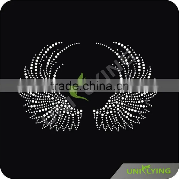 Rhinestone Transfer Iron on Angel Wings photo-4