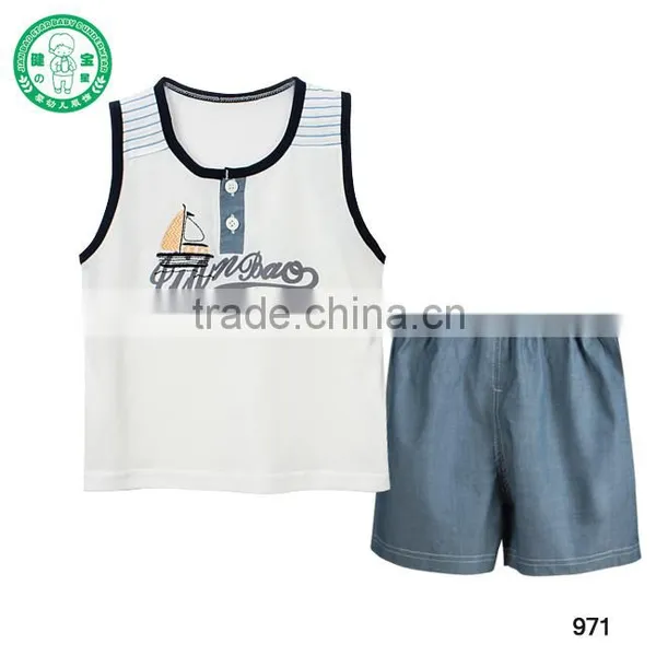 No.971 Wholesale Super Cool Baby Boy Clothes Baby Vest photo-2