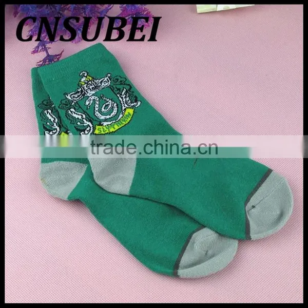 High Quality Harry Potter Socks,Gryffindor Ravenclaw Hufflepuff Slytherin Teen Students Tube Socks photo-5