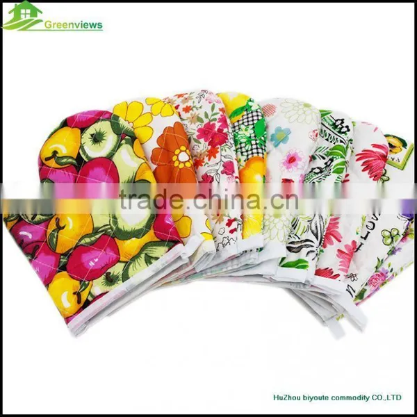 Fashion Customized Wholesale Cotton Oven Glove Fancy Microwave Cute Double Oven Mitts photo-6