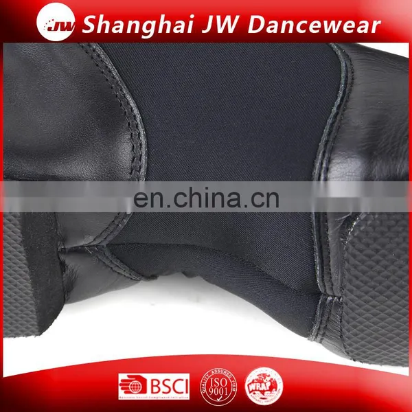Leather Neoprene Elastic Slip-on Jazz Shoes photo-2