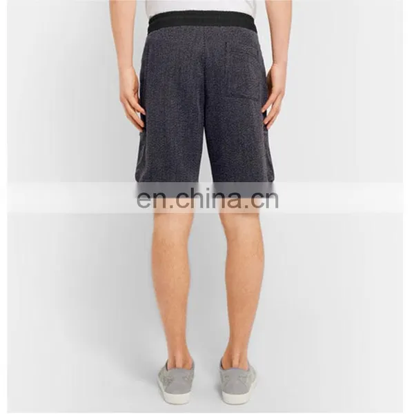 Summer Hot Salea Black and Light-grey Tangleweave Slim-Fit Woven Drawstring Shorts photo-2