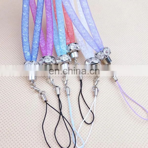 2016 Most Popular Mobile Phone Case Jewelry Hanging Rope , Crystal Mobile Phone Lanyard Straps photo-5