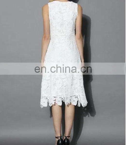 Top Grade Women Clothes Fashion Lined Lace Dress photo-2