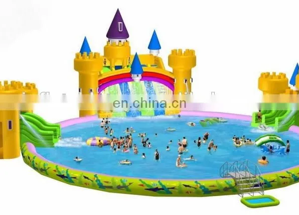 HOT!2015 New Designed for Children Amusement Water Park With Slide photo-3
