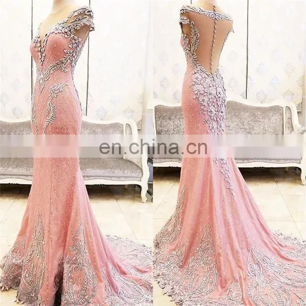 2017 Free Shipping Sexy Mermaid Prom Dresses Vestidos de Noiva Evening Gowns New Arrivals photo-2