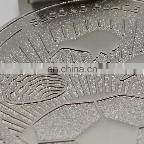 Custom Design Made Embossment Logo Round Medals With Ribbons photo-5