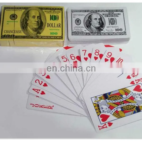 Custome Plastic Coated Playing Card