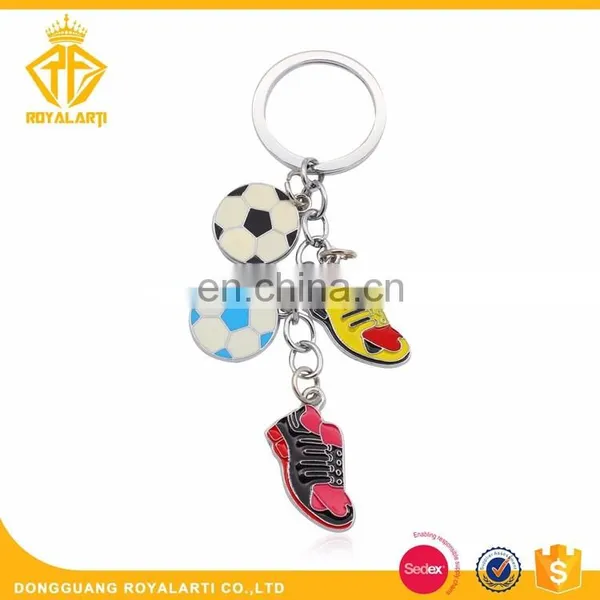 3D Silver Sport Metal Keychain for Football Match photo-4