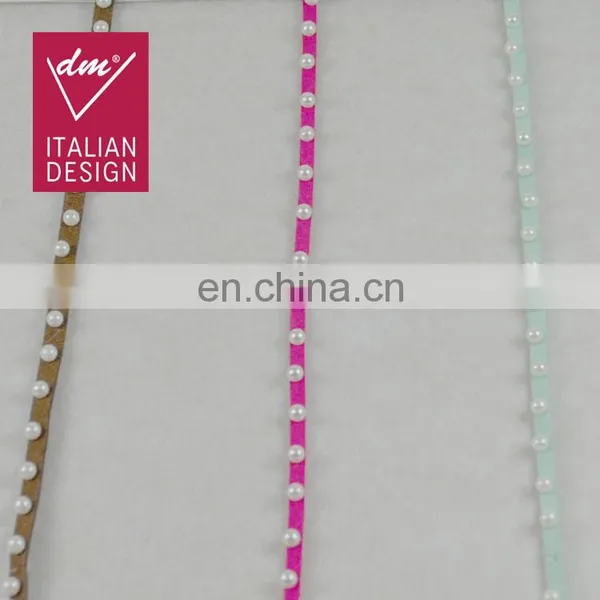 Hot Design Beaded Pearl Embroidery Lace Trim for Cloth Decoration photo-2