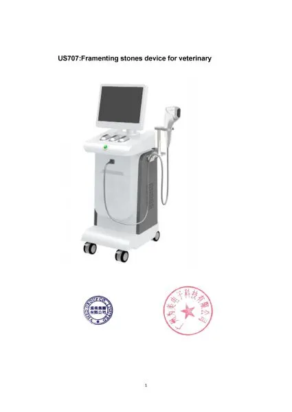 Fragment Stones Device for Veterinary