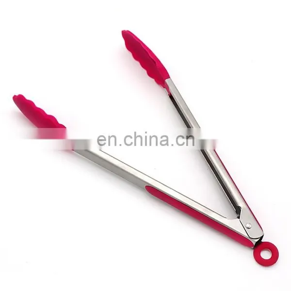 Heat Resistant Kitchenware BBQ Silicone Tongs for Cooking photo-2