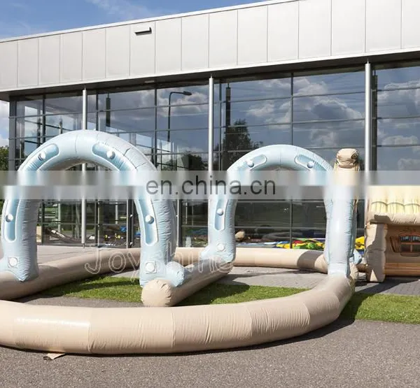 Western Theme Inflatable Barrier Go Karts Racing Game Outdoor Inflatable Speedway Race Track photo-3