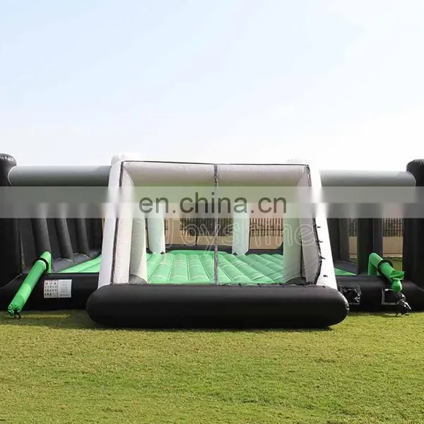 Indoor Outdoor Inflatable Football Pitch Soccer Field Sports Game Playground For Sale photo-3