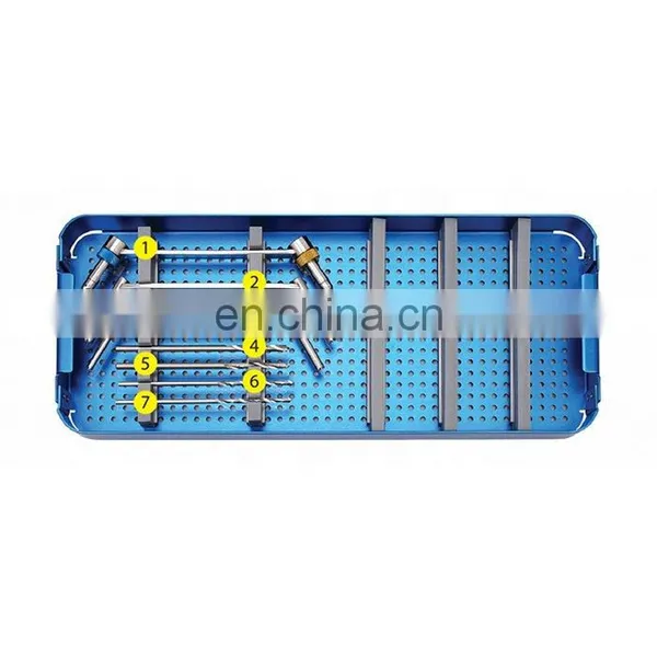 Factory Price Bone Surgical Instrument Sets Large Fragment Instrument Set Basic Orthopedic Instrument Set for Trauma Plate photo-3