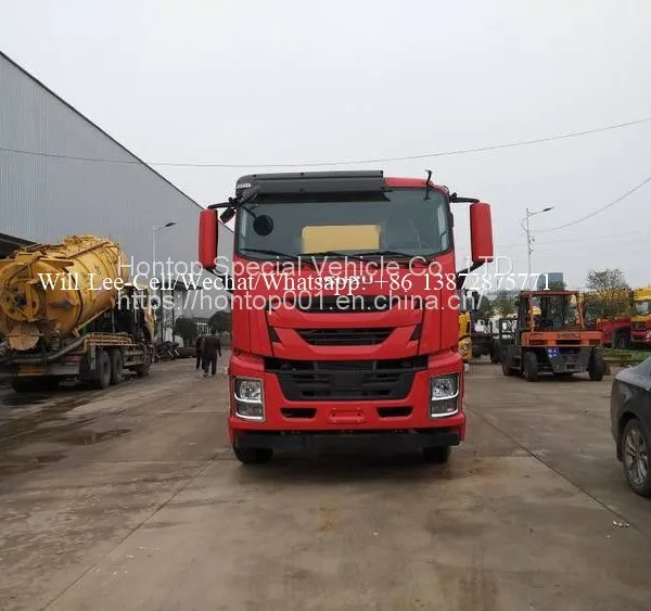 ISUZU GIGA 6X4 16CBM High Pressure Washing Vacuum Combined Jet Sewage Suction Truck photo-5