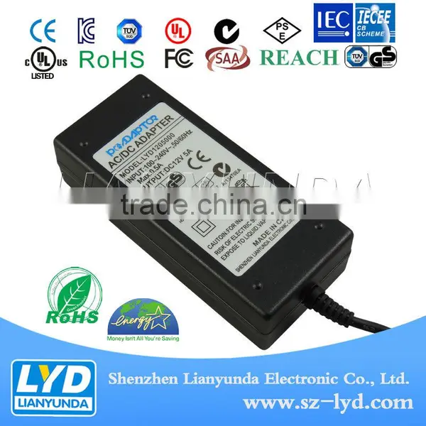 CCTV Power Supply 12V 5A 60W Power Supply photo-3