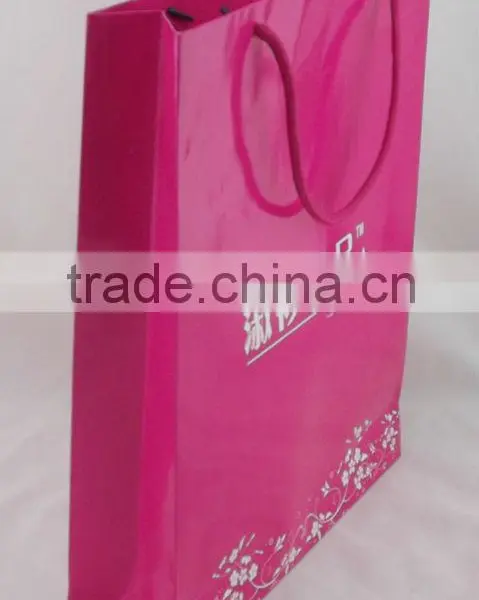 2015 New Design Cheap Custom Shopping Paper Bag With Handle, in Machine Price photo-2