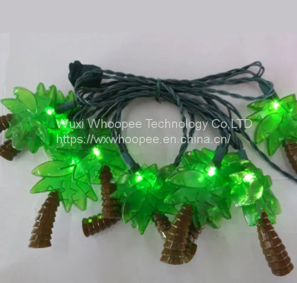 Christmas String Lights for Decoration, Lighted Starfish Seashore Plam Tree Goblet