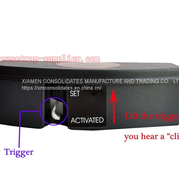 Plastic Black Hidden No Touch No See Tunnel Mouse Trap photo-2