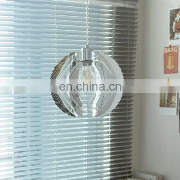 Bauhaus Silver LED Chandelier Modern Minimalist Ceiling Hanging Lamp Luxury Restaurant Table Bar LED Pendant Light photo-2