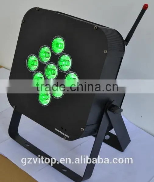 Best Selling Led Uplight With Wireless Battery Par 9x10w Rgbw 4in1wireless Uplights photo-6
