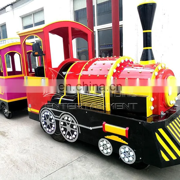 Commercial Electric Ride on Train Battery Tourist Train for Mall photo-2