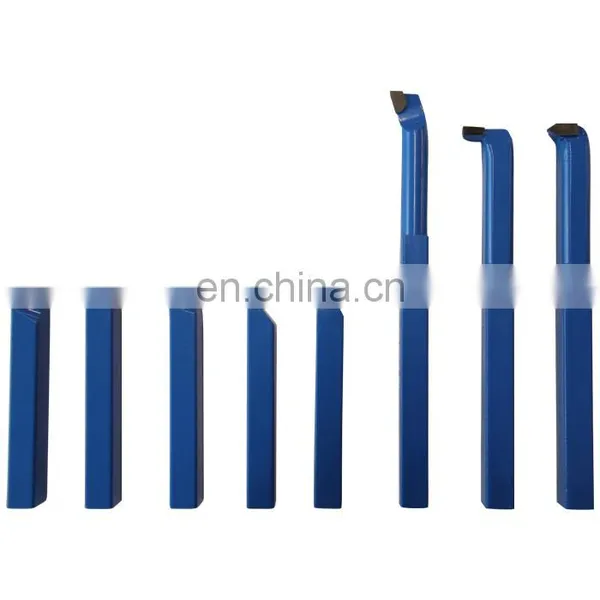 Machine Accessory Lathe Parts Carbide Tipped Turning Tools 8pcs Set