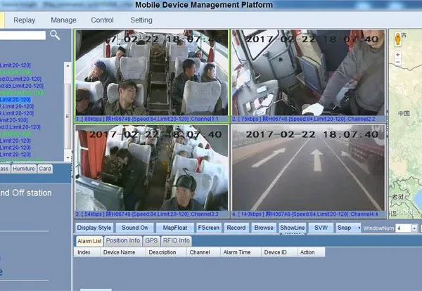 720P AHD Car Recorder SD Card MDVR GPS Function Fleet Management Mobile DVR photo-4
