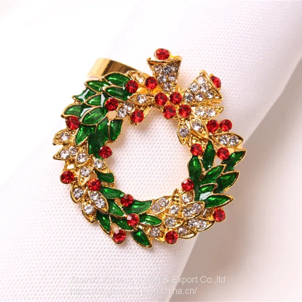Valentine's Day Napkin Rings Flower Rhinestone Heart Petals Alphabet Love Letter photo-5