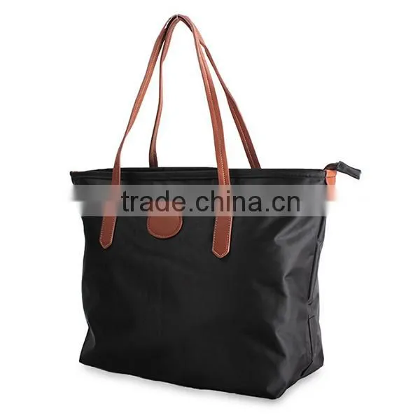 Quality Waterproof Resistant Nylon Shopping Bag Fashion Lady Nylon Bag photo-5