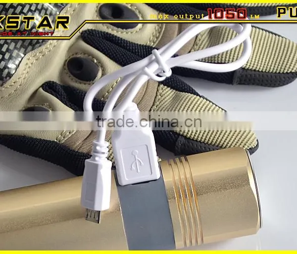 DAKSTAR PU12C 26650 Battery Micro USB Multifunction Emergency Flashlight photo-5