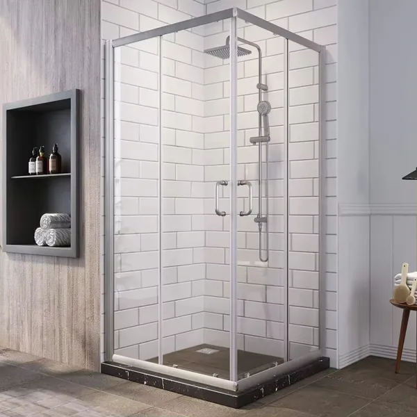 Modern Style Glass Bathroom Door Bedroom Cloakroom Interior Partition Doors Glass Folden and Sliding Door photo-2