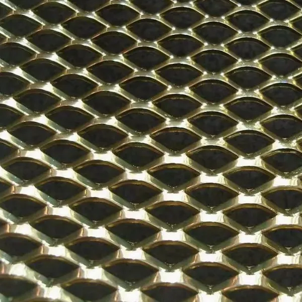 New Arrival Metal Sheet Aluminum Grille Mesh Rhombic Hole Expanded Mesh for Doors and Window photo-4